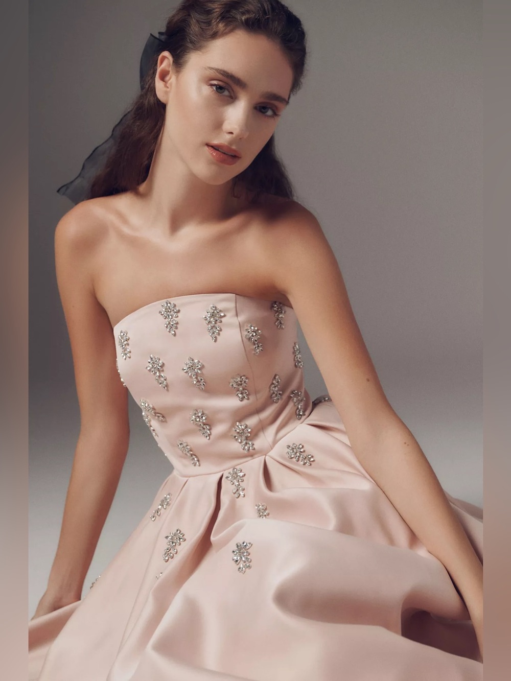 MAC DUGGAL
Strapless Embellished A-Line Gown